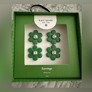 Kate Spade x Target floral linear earrings